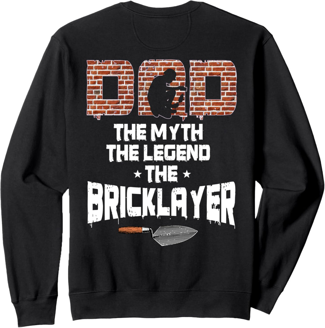Maurer Papa Design auf der Rückseite der Kleidung Sweatshirt