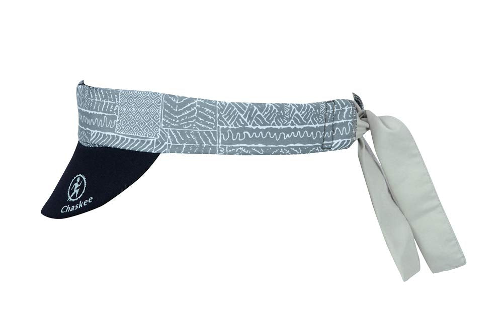 Visor Snap Cap Tribal Print, Grau