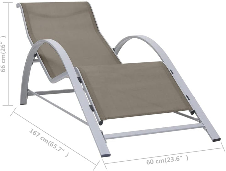 vidaXL 2X Sonnenliege mit Tisch Gartenliege Relaxliege Liege Gartenmöbel Liegestuhl Strandliege Frei