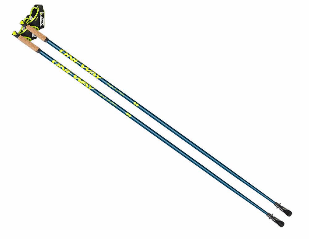 ONEWAY Nordic Walking Stöcke Team 15 Carbon Wanderstöcke Trekking Wandern Team 18 - 90% Diamond Carb