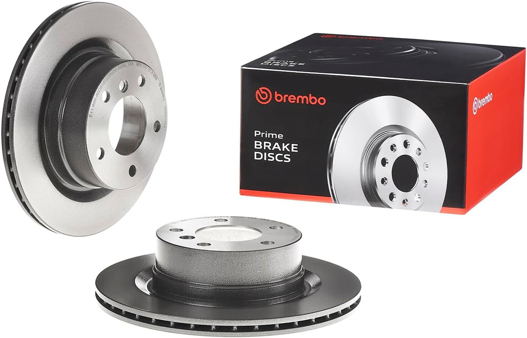 Brembo 09.B414.11 Hintere Bremsscheibe mit UV Lackierung, Anzahl 2