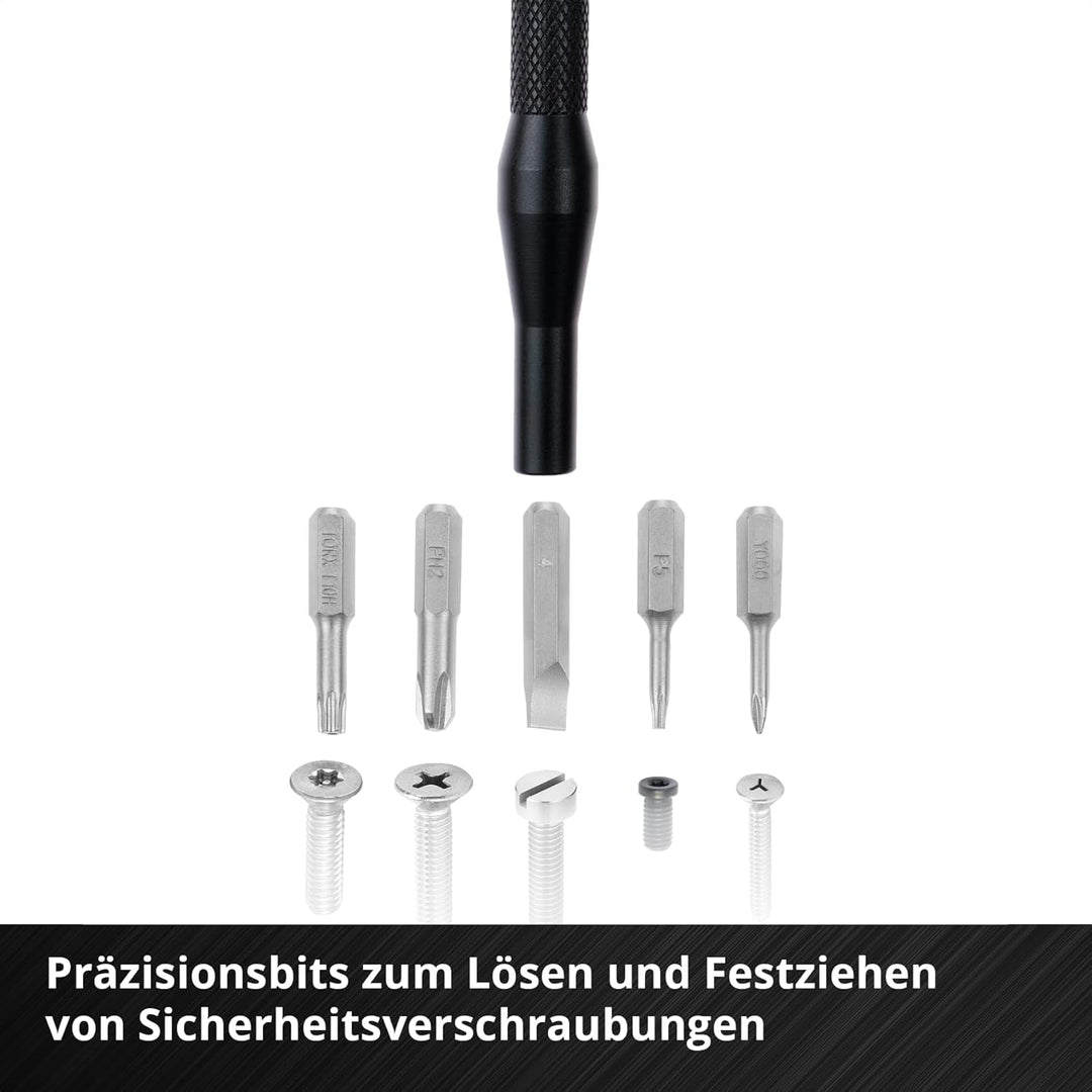 Original Einhell 28-tlg. Präzisions- und Elektronik-Reparatur-Set (Präzisionsbits, Schraubendreher-B