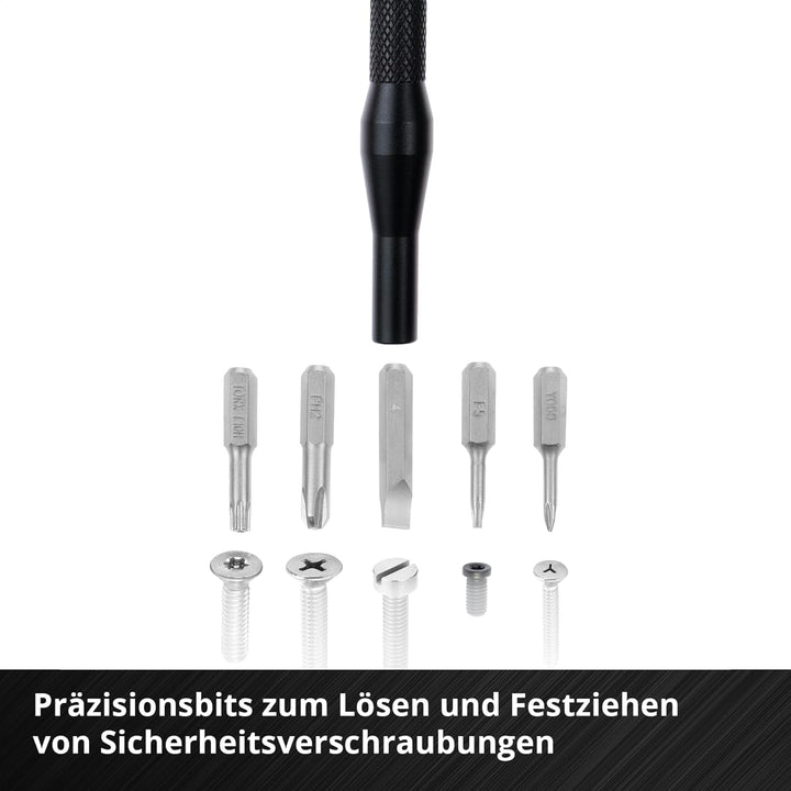Original Einhell 28-tlg. Präzisions- und Elektronik-Reparatur-Set (Präzisionsbits, Schraubendreher-B