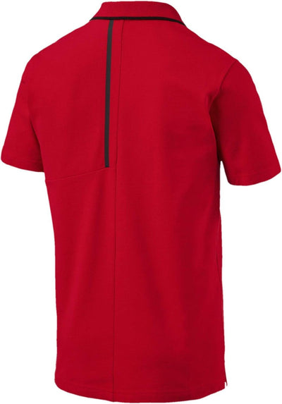 PUMA Ferrari Herren Polo Small 40/42 Rot, Small 40/42 Rot