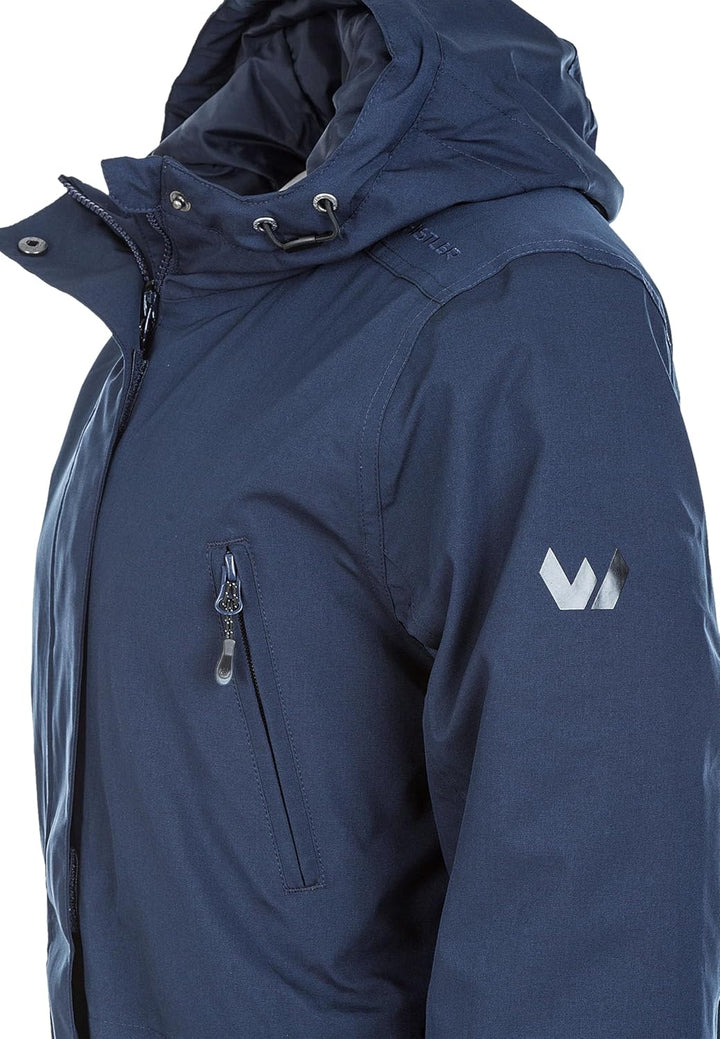 WHISTLER Damen Parka Basta W Long W-PRO 10000 40 2048 Navy Blazer, 40 2048 Navy Blazer
