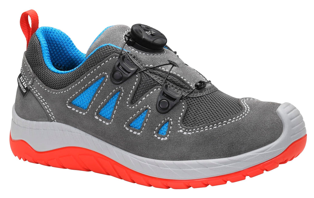 ELTEN Kinderschuhe Outdoor Maddox Kids BOA Black-red Low für Mädchen und Jungen 32 EU Grau Rot, 32 E