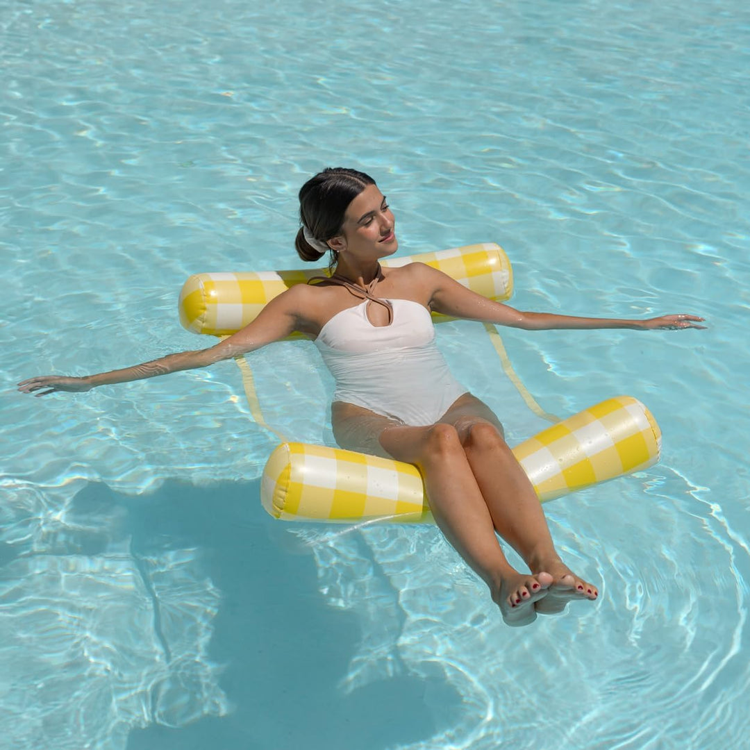 Flamingueo Luftmatratze Pool - Wasserhängematte, Luftmatratze Wasser, Pool Sitz, Wassermatratze, Poo