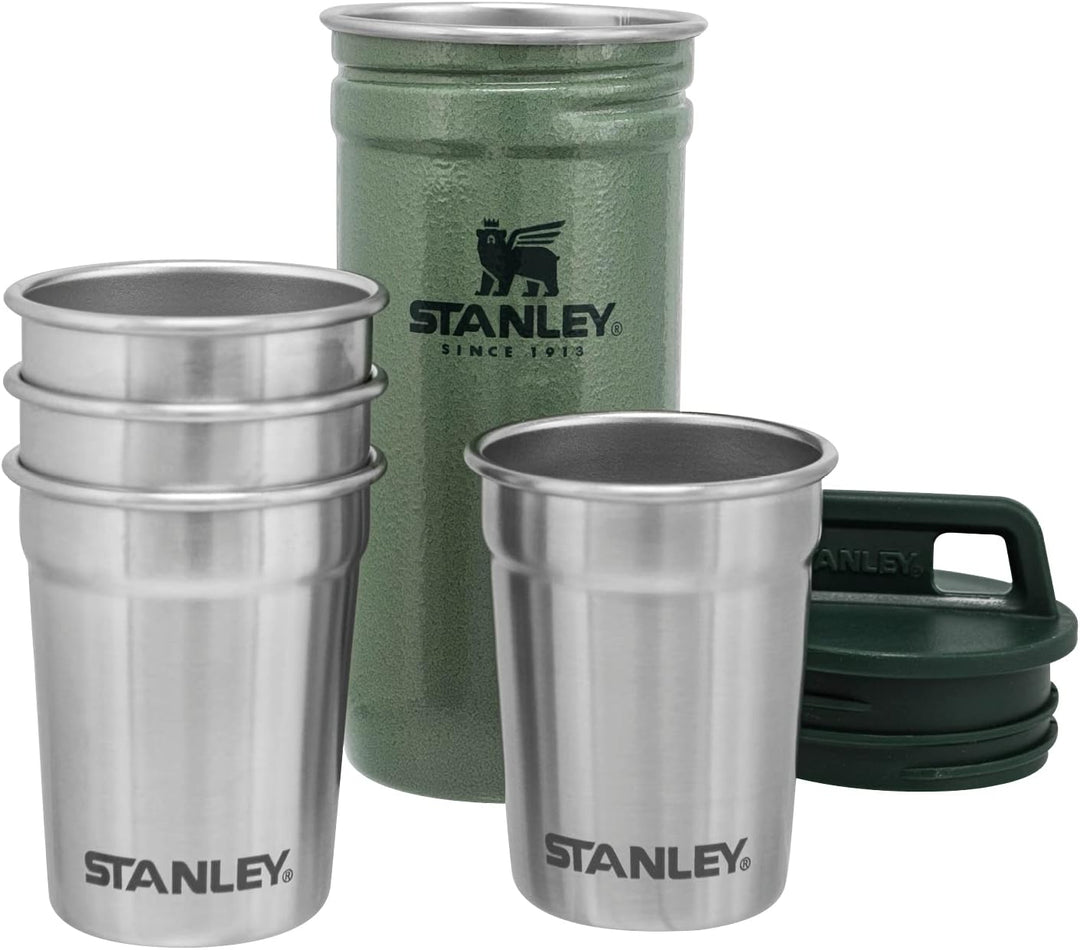 Stanley Adventure Nesting Schnapsgläser Set 59 ml - Shotgläser aus Edelstahl - BPA-Frei - Stapelbar