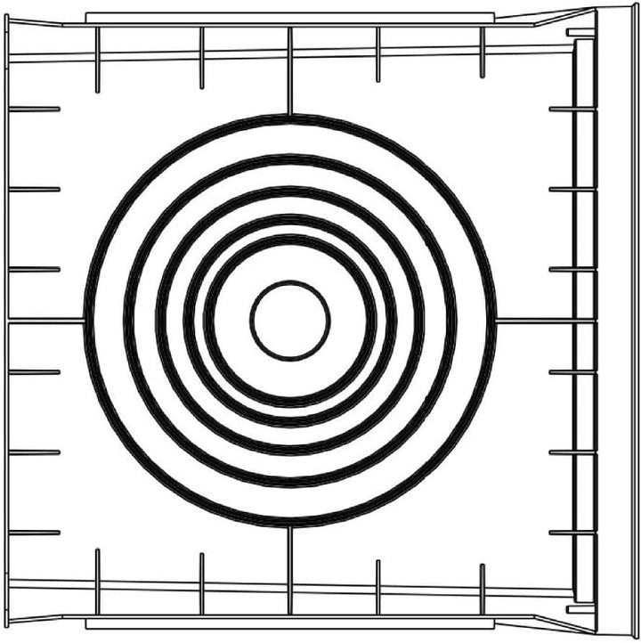 ARLI Revisionsschacht 400 x 400 x 400 mmKontrollschacht mit Deckel - Hochwertiger Wartungsschacht fü