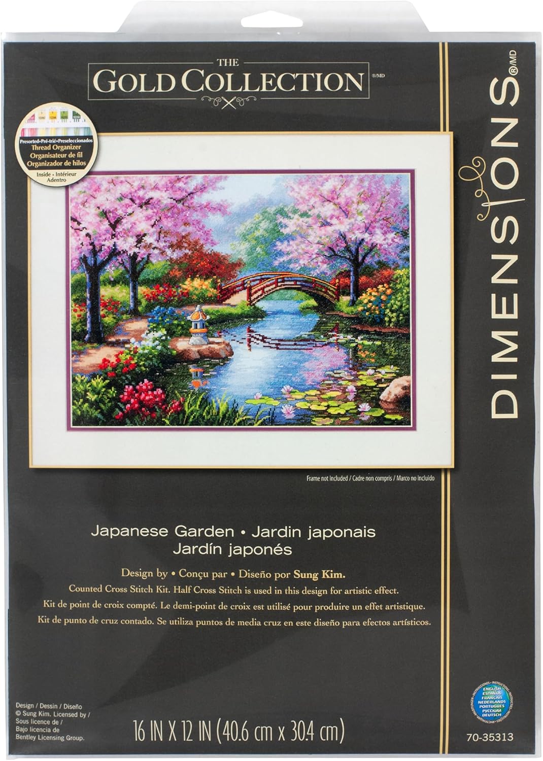 DIMENSIONS 70-35313 Japanese Garden, Pink
