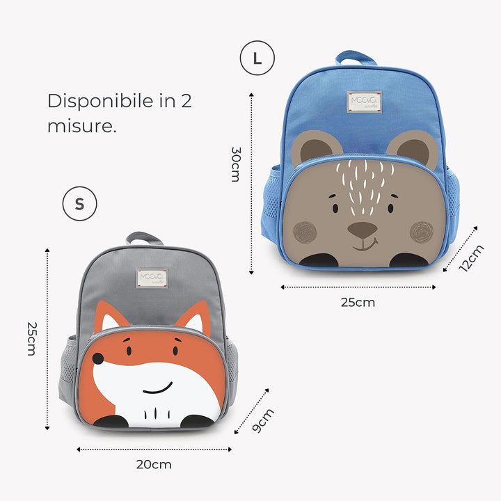 Nuvita 8740 | Kinderrucksack | Aufbewahrungstasche | Tasche mit Fächern | Ergonomischer Kinder-Rucks