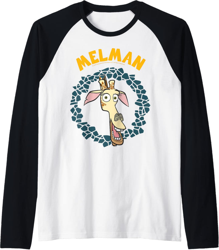 Madagascar Melman Large Circle Portrait Raglan