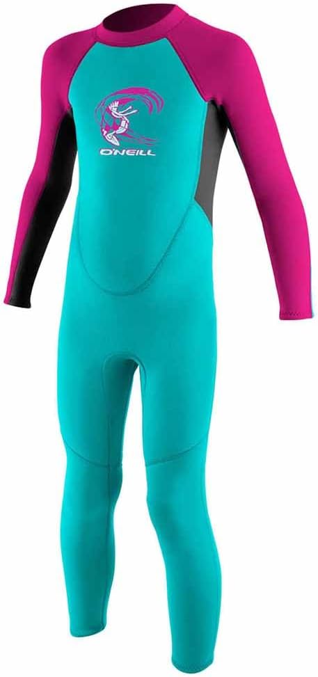 O'Neill Herren Toddler Reactor Ii 2mm Back Zip Full Wetsuit Neoprenanzug 3Y Aqua / Berry, 3Y Aqua /