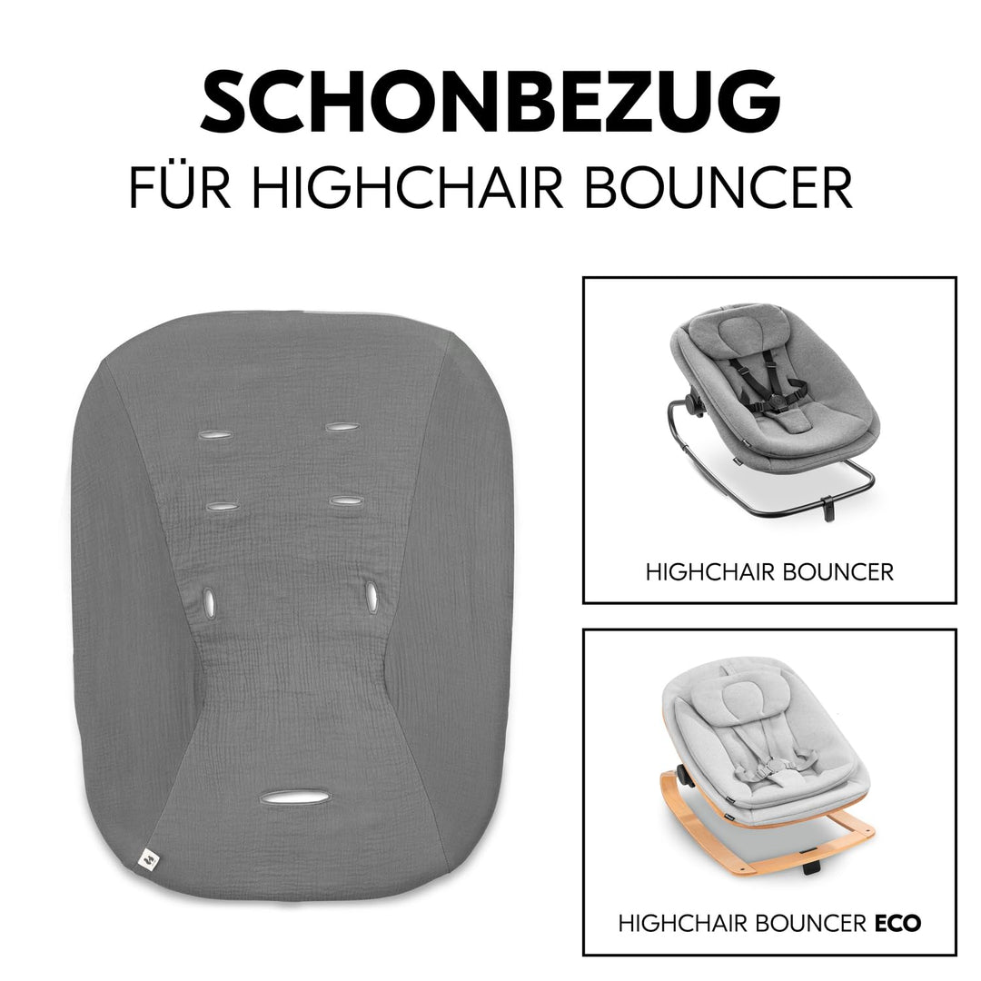 hauck Schonbezug für Babywippe Highchair Bouncer (Eco) (nicht mit anderen Modellen kompatibel), Baum