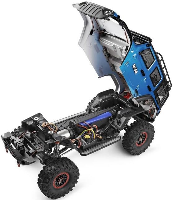 s-idee® WL 104010 blau RC Model Crawler RTR 1/10 2.4G 4WD 2CH 2,4 GHz mit Licht und Sound