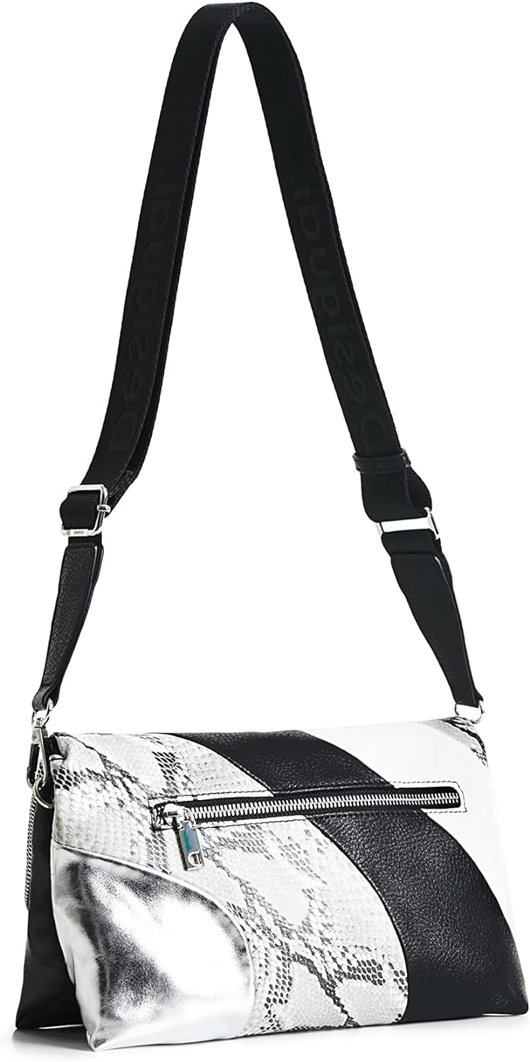 Desigual Women's Black Bag_Patch PSICO Snake VEN 2000