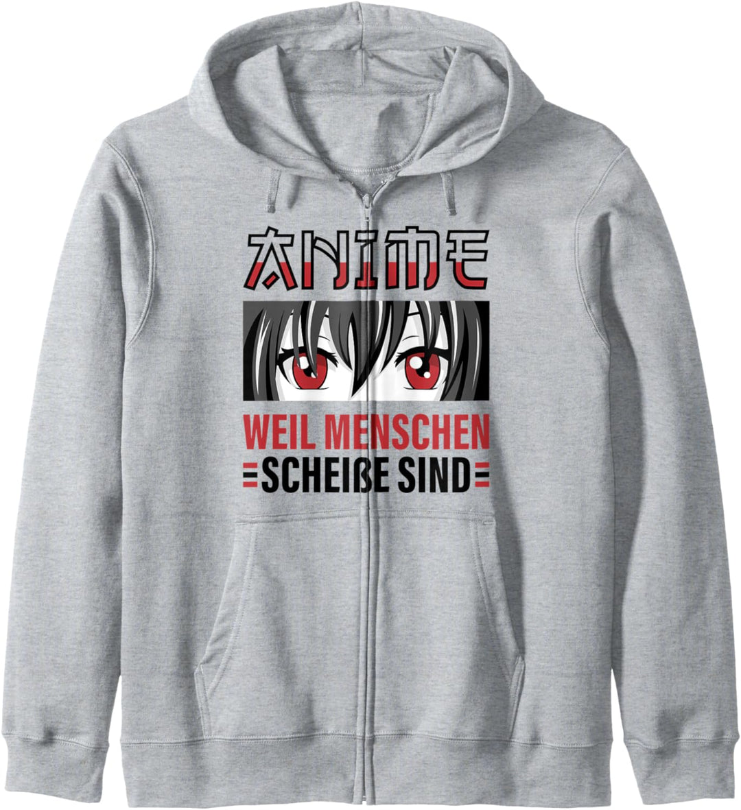 Lustiger Anime Spruch Kapuzenjacke
