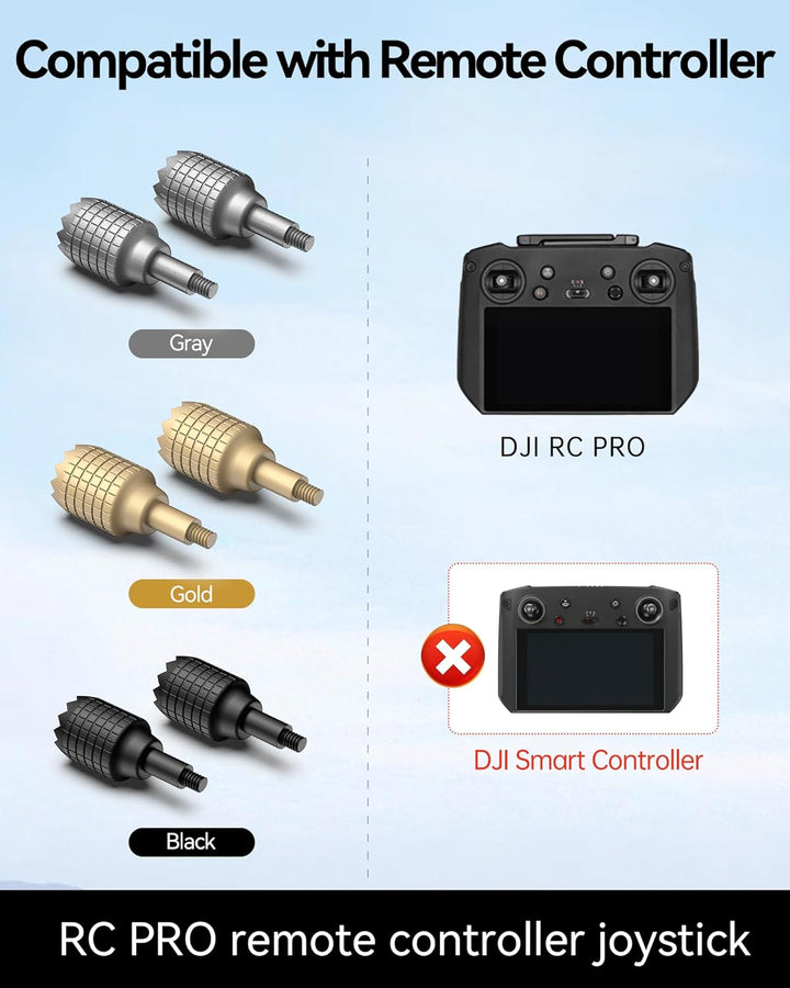LKTOP Umhängeband und Joysticks für DJI Controller (1 Stück + 3 Paar), Drohnenzubehör für Mini 3 Pro
