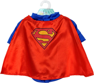 Rubie's Klassisches Superman-Kostüm für Haustiere mit Armen S (Neck: 12", Girth: 17", Back: 11"), S