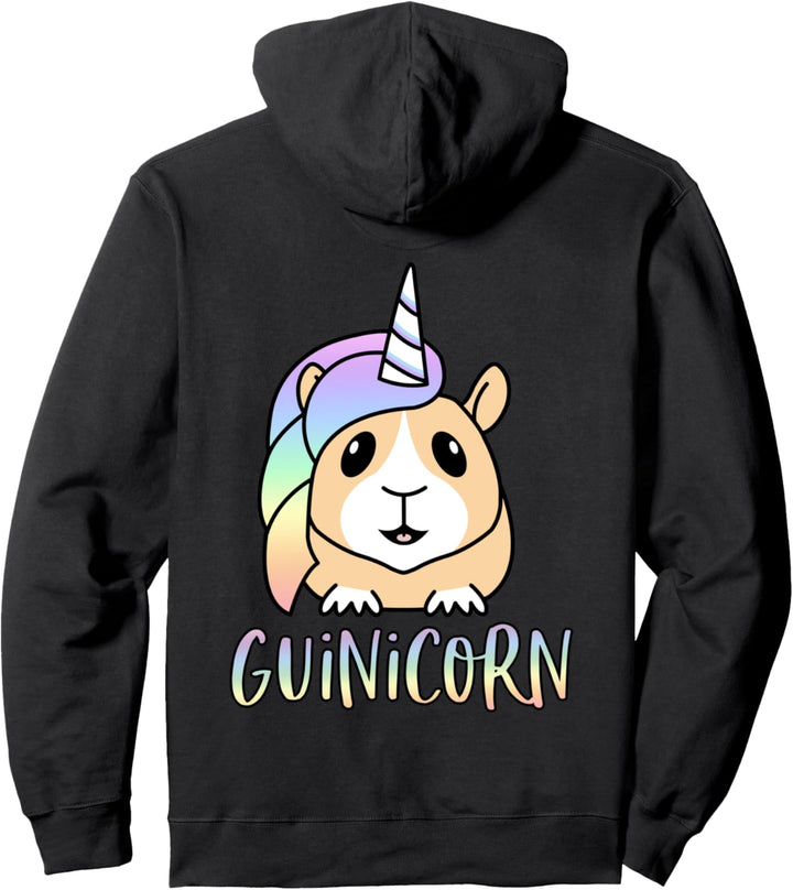 Guinicorn Cute Funny Pet Guinea Pig Unicorn Owner Gift Pullover Hoodie
