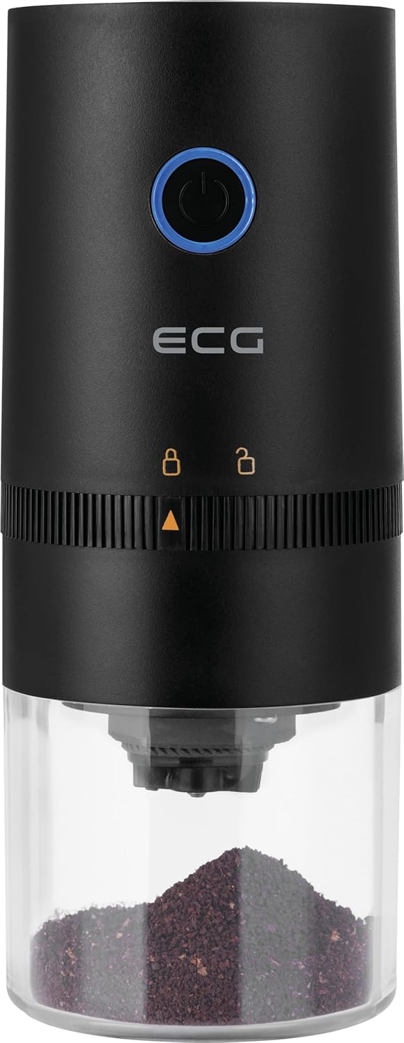 ECG KM 150 Minimo Black, Tragbare elektrische Kaffeemühle