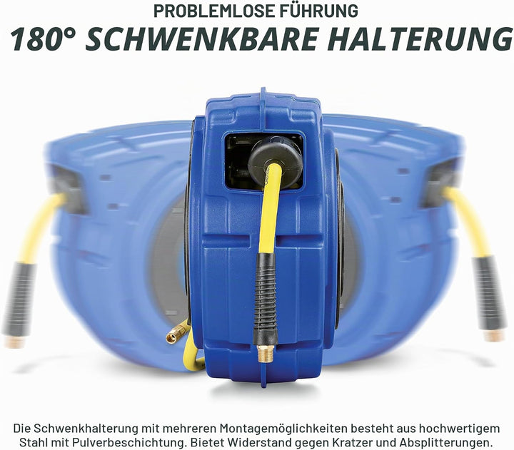 Goodyear retractable air compressor/wasserschlauchtrommel, max. 300psi (3/8 „x 65 ft) hybrid polymer