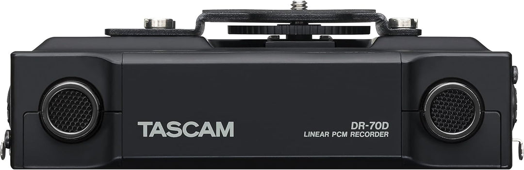TASCAM Tragbarer 4-Kanal-Audio-Recorder für Videofilmer, 4 Kombi-XLR/TRS-Eingänge, 2 interne Mikrofo