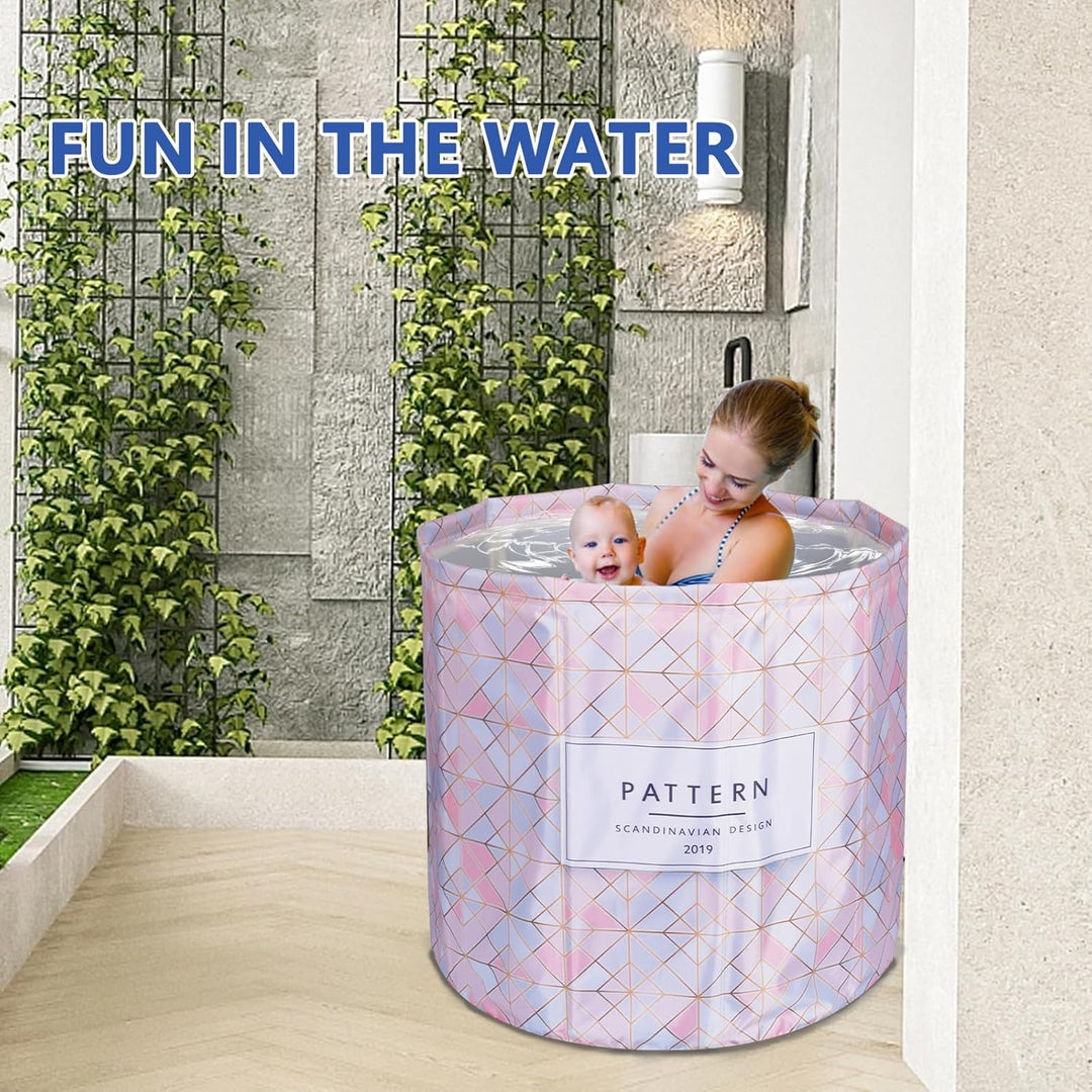 Sinbide Badewanne Faltbare Badewanne für Erwachsene Tragbare faltbare Kinderbadewanne Geeignet für S
