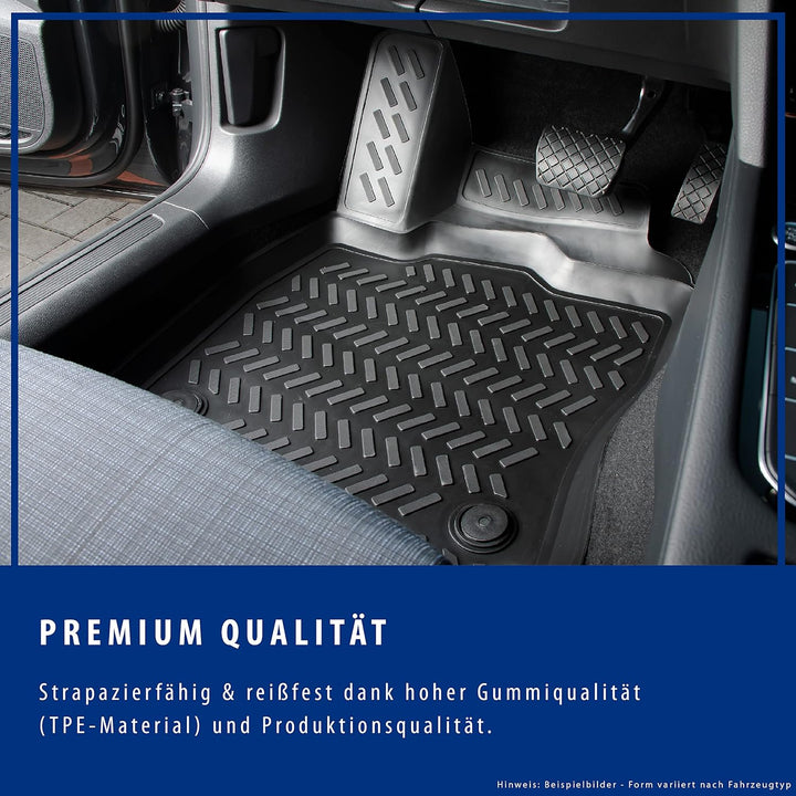 Elmasline Design 3D Gummimatten Set für Ford KUGA III 2019-2024 Extra hoher 5cm Rand KUGA III (Bauja