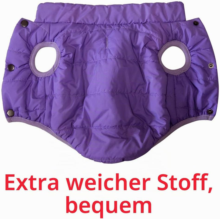 JoyDaog Fleece Hundejacke für Winter kaltes Wetter, Extra Weicher Hundemantel für Mittlere Hunde, Wi