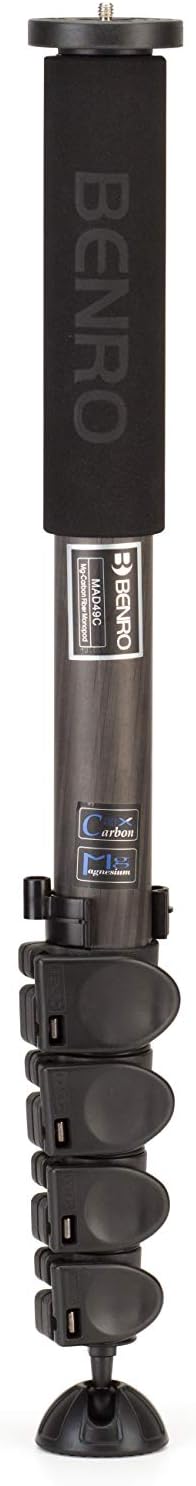 Benro MAD49C Adventure 8X Karbonfaser-Einbeinstativ Series 4/ 5 Section Carbon Fiber Monopod, Series