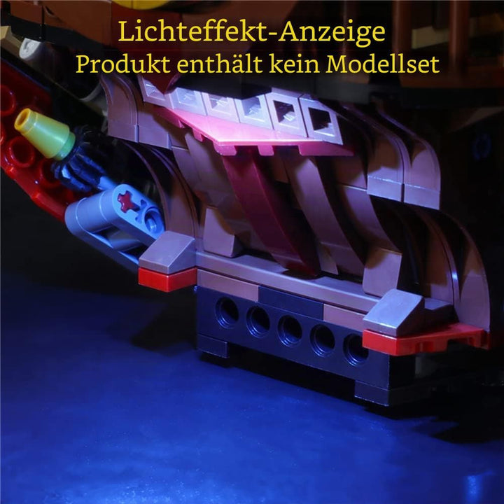 GEAMENT LED Licht-Set Kompatibel mit Lego Ninja-Flugsegler Spielset (Destiny&