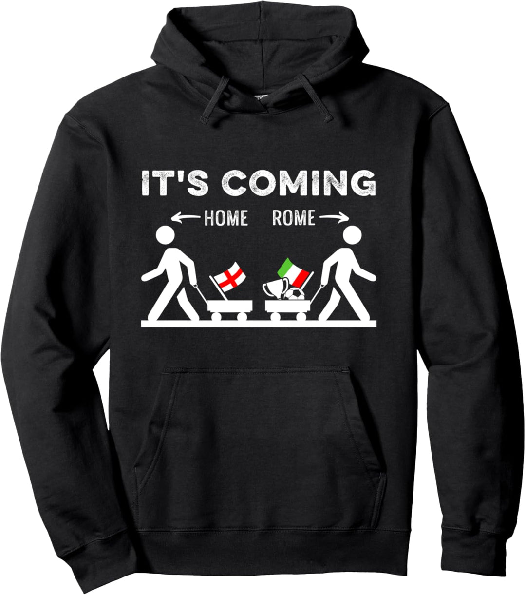 Fussball Its Coming Rome Home Italienische Fussballmannschaft Pullover Hoodie