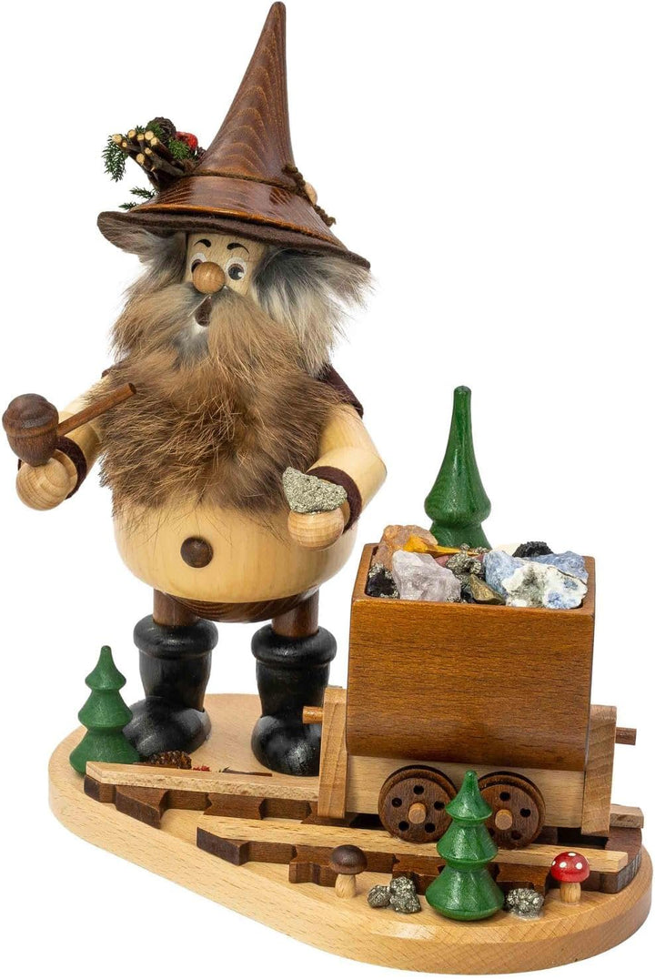 DWU | Räuchermännchen Räuchermann aus dem Erzgebirge | Weihnachten Weihnachtsdeko Handwerkskunst | E