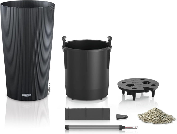 LECHUZA CILINDRO Color 32 schiefergrau 13953 32x32x56 cm Schiefergrau, 32x32x56 cm Schiefergrau