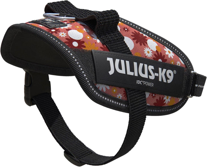 Julius-K9, IDC Powergeschirr, Grösse: XS/Mini-Mini, Pink mit kleinen Blumen Pink mit kleinen Blumen