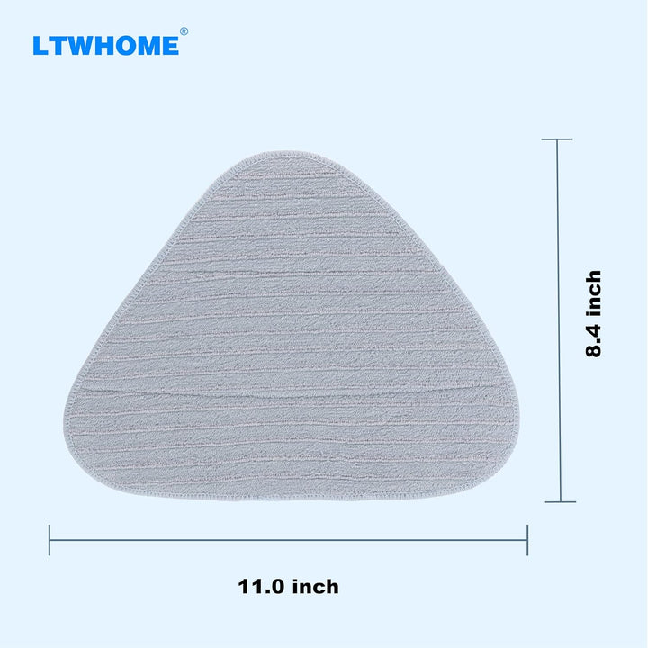 LTWHOME Ersatz Mikrofaser Mop Pads Passend für Dirt Devil 318022 M318 Vacuum Cleaner (6 Stück)