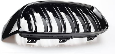 PAISEN Kühlergrill für BMW 4er F32,Zubehör Sport Frontgrill，Glanz Schwarz Doppelsteg Sport Kühlergri