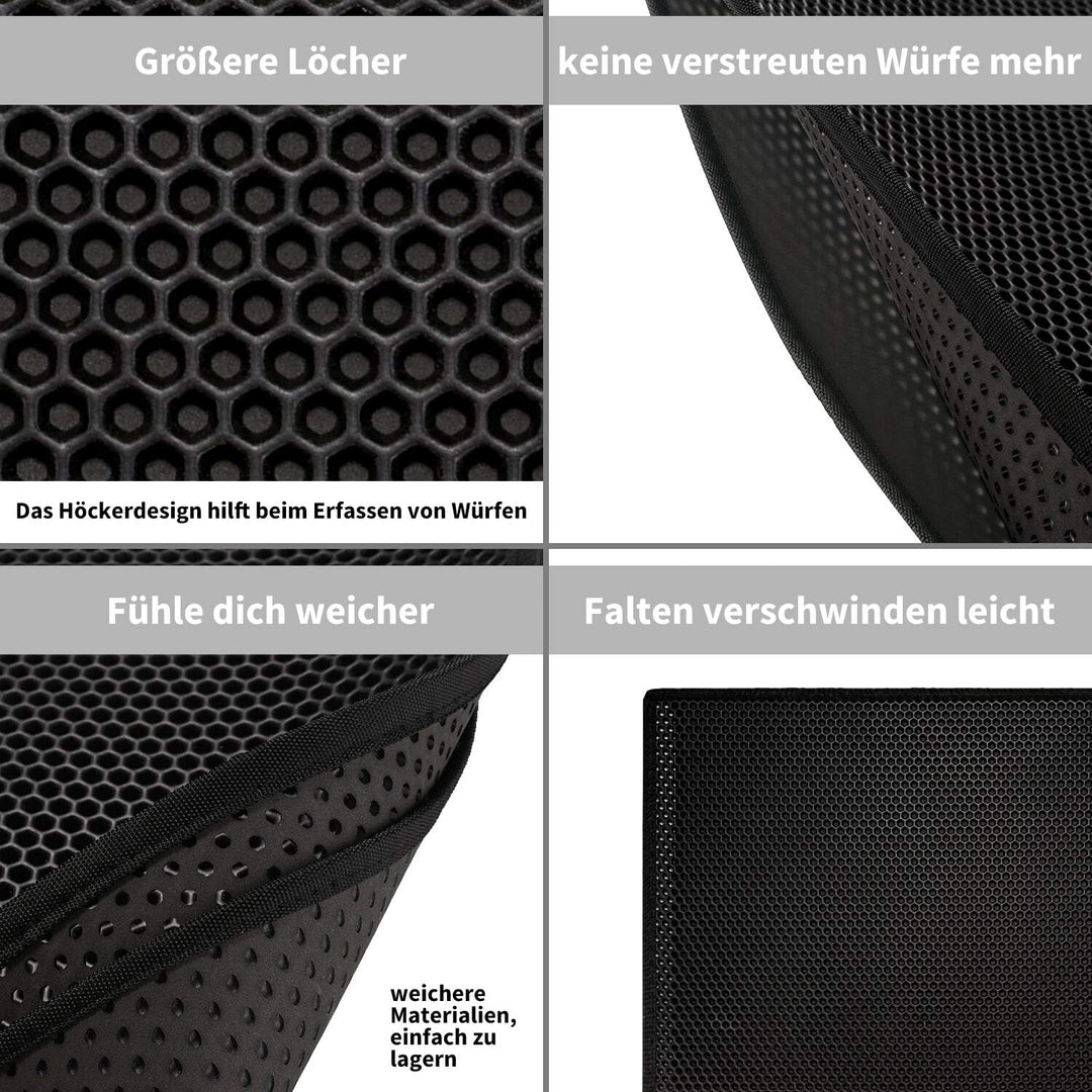 Pieviev Katzenklo Matte, Katzenstreu Matte Katzenklo Unterleger Waben Design Katzenklo Vorleger wass