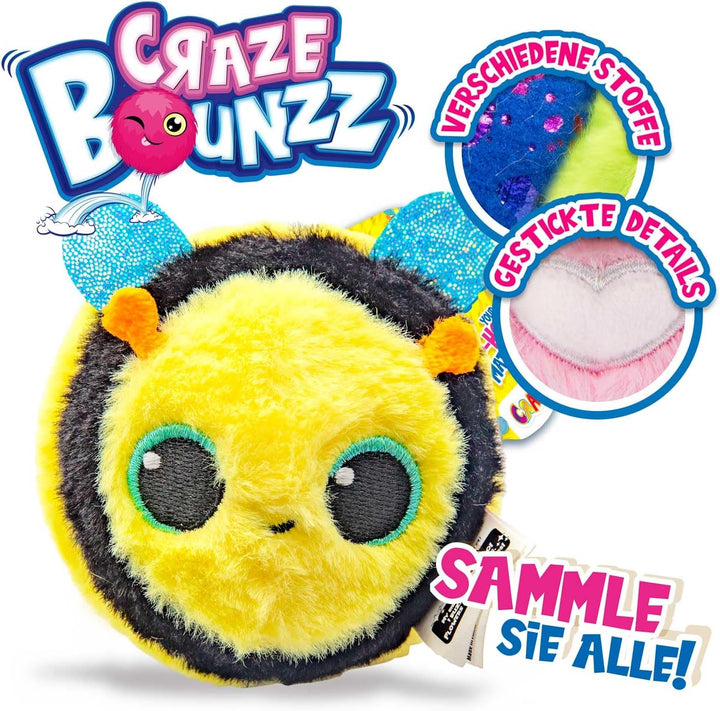 Craze BOUNZZ Trio 3er Bundle Hüpfende Plüschtiere, Flauschige Stofftiere zum Spielen & Sammeln für K