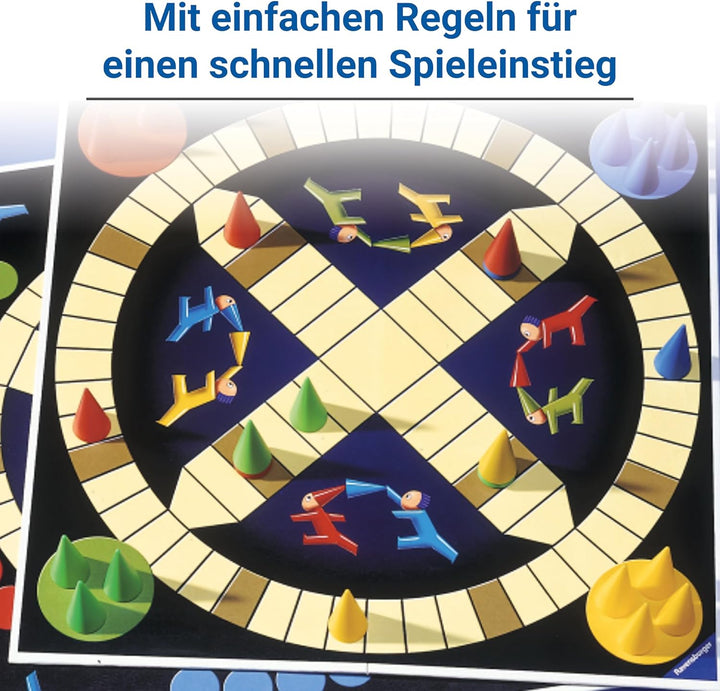 Ravensburger 26736 - Fang den Hut - Hütchenspiel für 2-6 Spieler, Familienspiel ab 6 Jahren, Ravensb