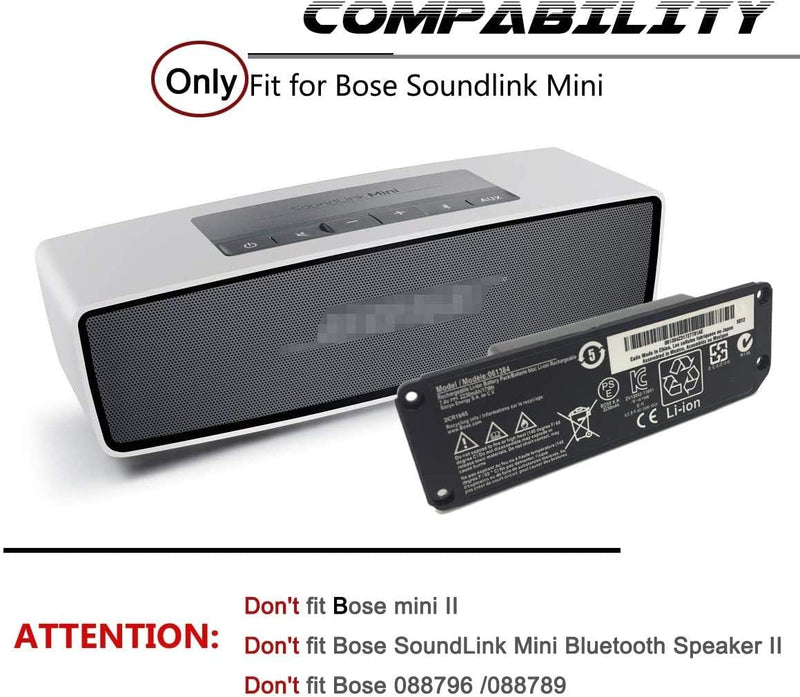 K KYUER 2230mAh 17Wh 061384 061385 061386 063287 Bluetooth Speaker Akku für Bose Soundlink Speaker M