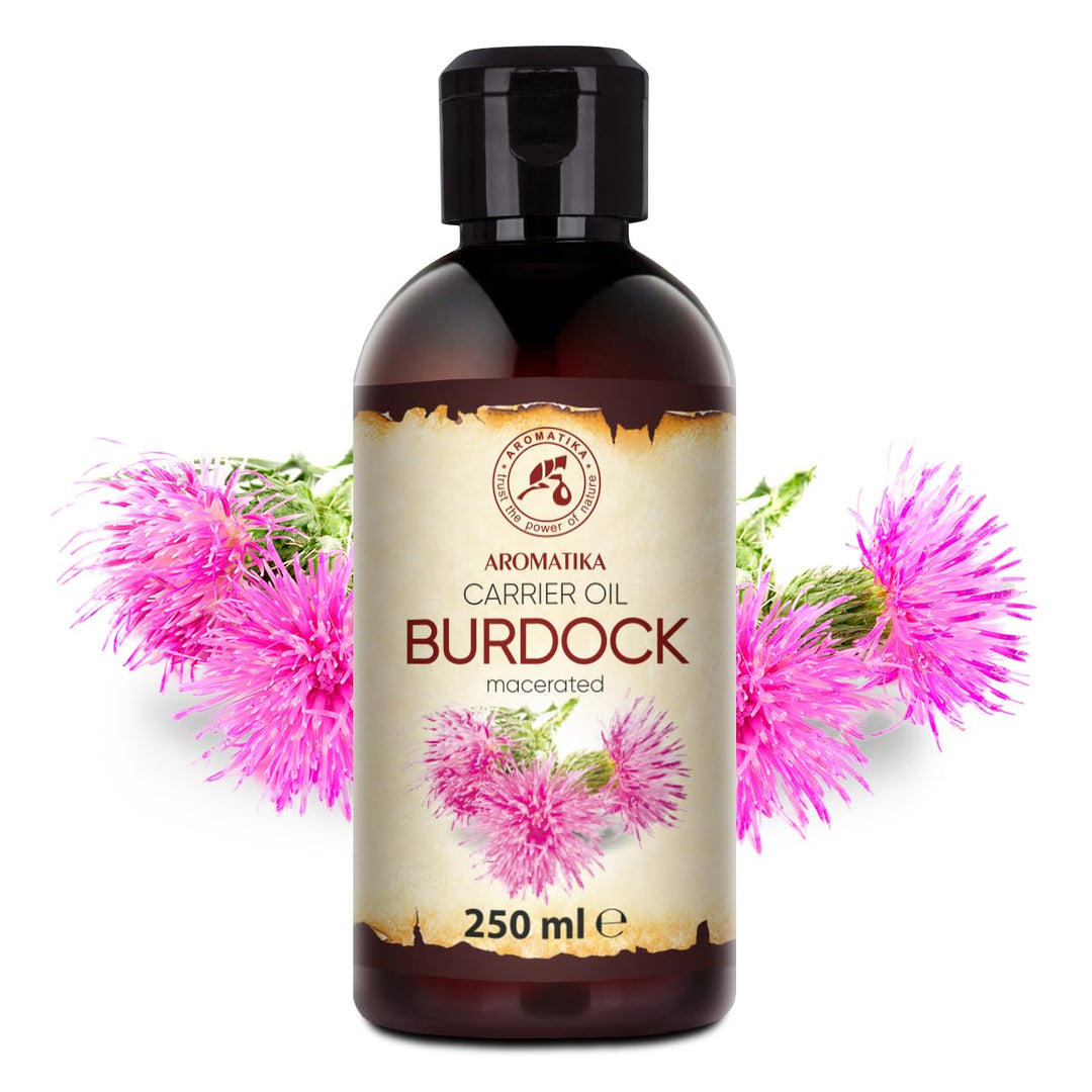 Klettenwurzelöl 250ml - Arctium Lappa Wurzel - Rein & Natürlich - Klettenöl - Natürlich Haaröl - gro