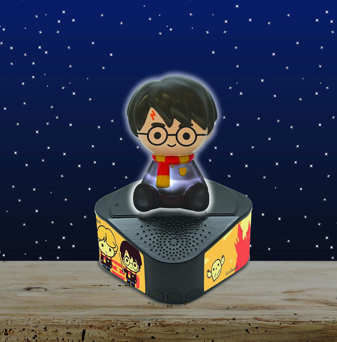 Lexibook BTD80HP Warner Harry Potter-Lautsprecher mit Leuchtfigur, Bluetooth 5,0, Anschluss/USB Typ