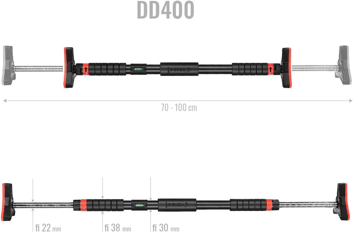 HMS DD400 Pull-up bar with Level (Width 70-106 cm)