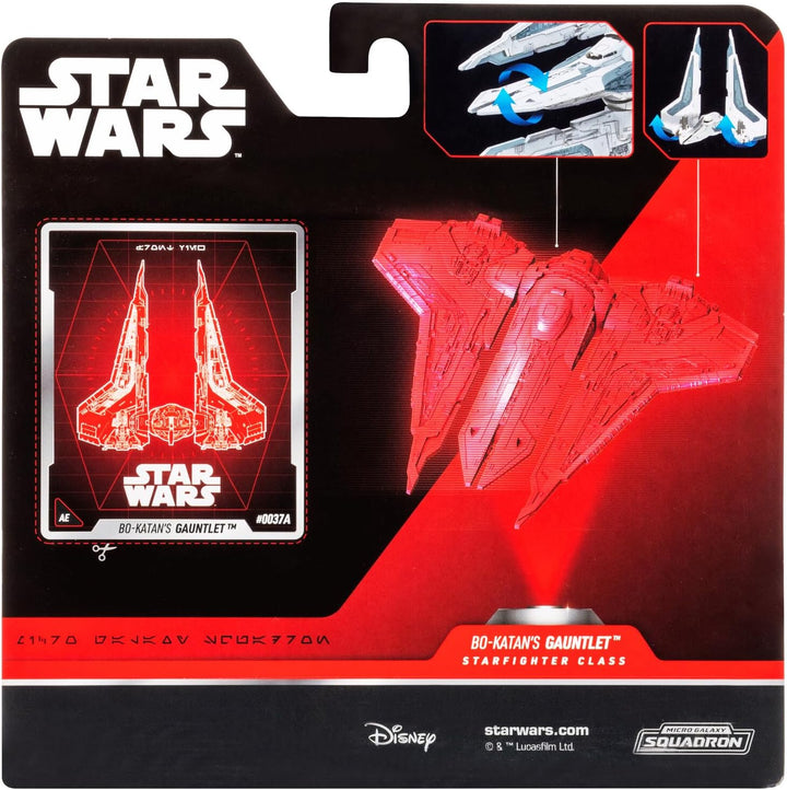 Star Wars Micro Galaxy Squadron - SWJ0340 - BO-Katan’s Gauntlet Fighter (Armada Edition) - 12,5 cm F