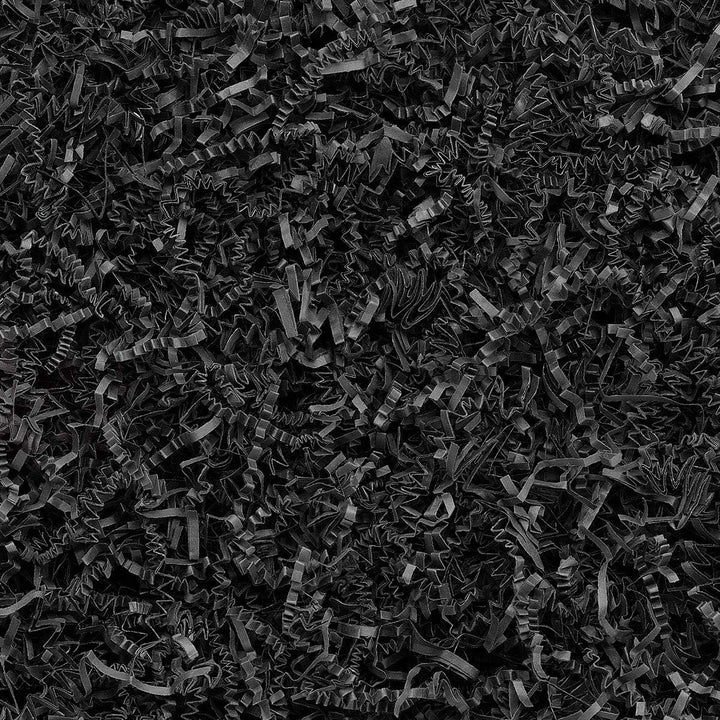 SizzlePak umweltfreundliches Papierfüllmaterial viele Farben 125g-1kg (schwarz, 500g) Schwarz 500g,