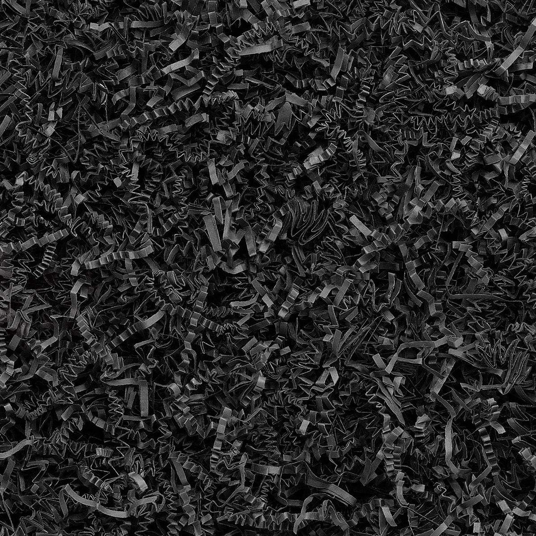 SizzlePak umweltfreundliches Papierfüllmaterial viele Farben 125g-1kg (schwarz, 500g) Schwarz 500g,