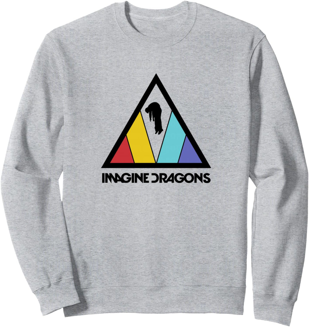 Stellen Sie sich das Dreieckslogo von Drachen vor Sweatshirt