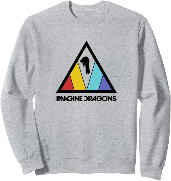 Stellen Sie sich das Dreieckslogo von Drachen vor Sweatshirt